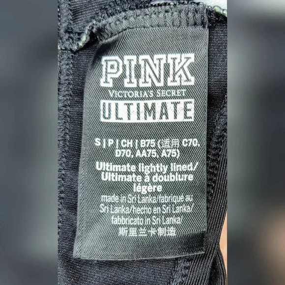 Victoria's Secret PINK Ultimate Lightly Lined Camo Animal Print Sports Bra, S - Picture 4 of 6